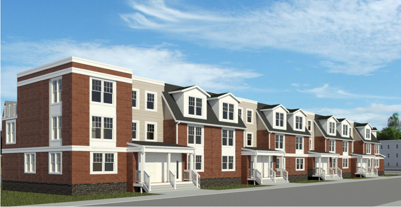The Willows Townhouses development rendering