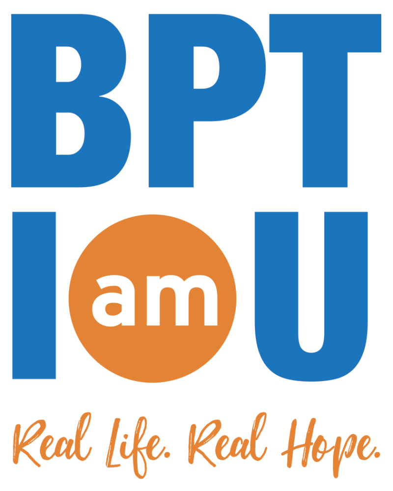 BPT IamU: Real life, Real hope (in blue and orange)