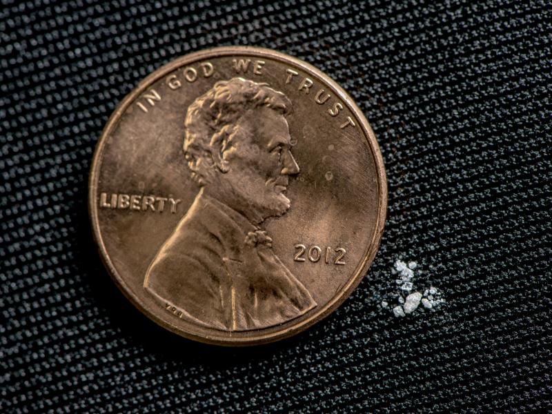 2mg of Fentanyl next to a penny